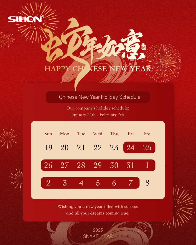 Chinese New Year Holiday Notice 2025 – Year of the Snake